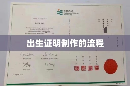 青神出生证明制作的流程