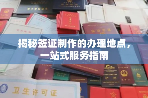 青神揭秘签证制作的办理地点，一站式服务指南