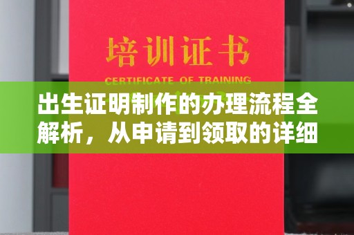 青神出生证明制作的办理流程全解析，从申请到领取的详细指南