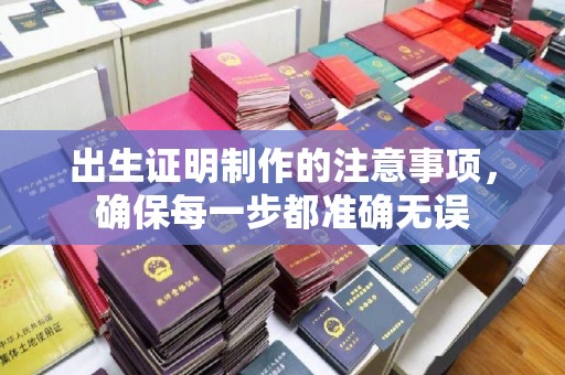 青神出生证明制作的注意事项，确保每一步都准确无误