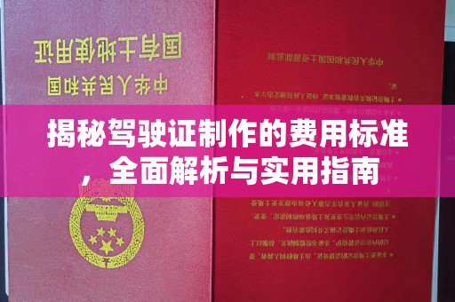 青神揭秘驾驶证制作的费用标准，全面解析与实用指南