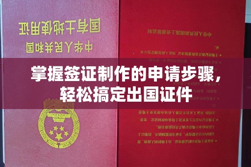 青神掌握签证制作的申请步骤，轻松搞定出国证件