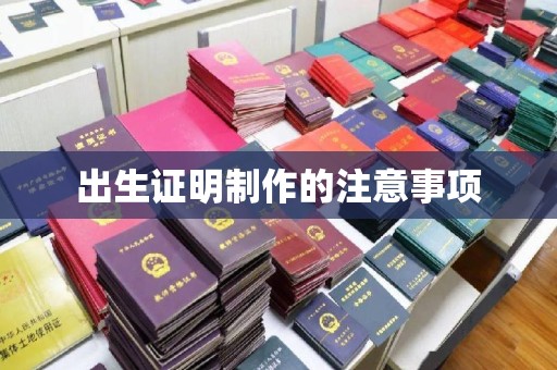青神出生证明制作的注意事项