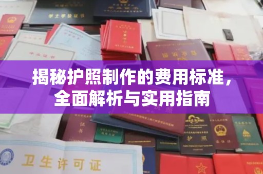 青神揭秘护照制作的费用标准，全面解析与实用指南