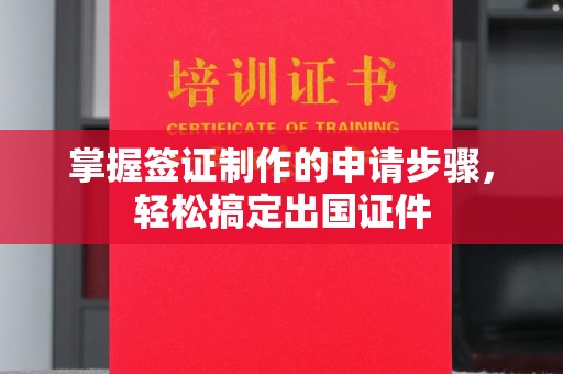 青神掌握签证制作的申请步骤，轻松搞定出国证件