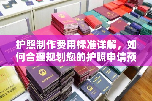 青神护照制作费用标准详解，如何合理规划您的护照申请预算